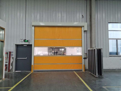 satın al Otomatik Yüksek Hızlı Vinyl Yuvarlak Kapılar Fotoelektrik Güvenlik Koruması 0.8 - 1.2m/s online manufacture