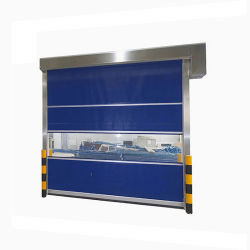 satın al Endüstriyel PVC Yüksek Hızlı Yuvarlak Perde Kapıları, Otomatik Hızlı Hızlı Kapı online manufacture