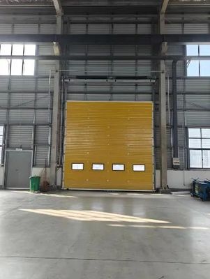 satın al Industrial Sectional Garage Doors with High-Pressure Polyurethane Foaming Technology 40mm Thickness and AC 220V-240V Motor online manufacture