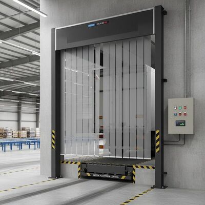 satın al Lojistik Dağıtım Merkezleri Yükleme Alanı Barınağı, PVC Perde Panelli 36kgm2 ve Anahtar Platform Kontrol Ünitesi ile Sevkiyat Akışını Sağlar online manufacture