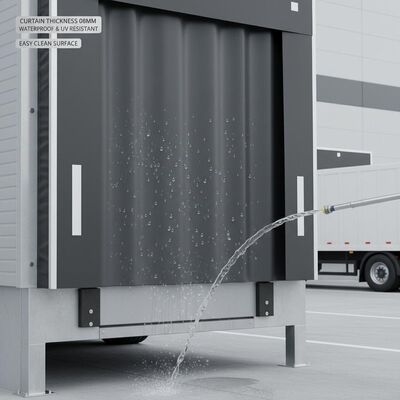 satın al 08mm Kalınlık Yükleme Limanı Barınağı Su Geçirmez UV Dayanımlı Kumaş ve Düşük Bakım Kolay Temizlenebilir Yüzeyler Sunar online manufacture