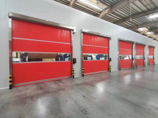 0.75W Endüstriyel Hızlı Kapı 220V / 380V Otomatik Hızlı Kapılar Bahar Serbest