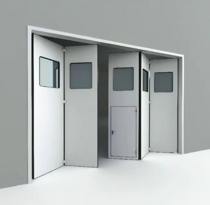 El / Otomatik Kaydırmalı Katlanabilir Kapılar 57mm Kapı Panel Kalınlığı