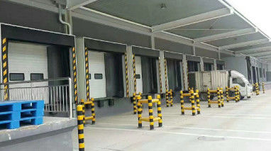 Yükleme ve boşaltma için galvanizli çelik kemerli mekanik rıhtım barınağı