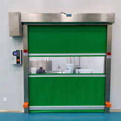Fabrika Doğrudan Satış Ticari Hızlı Rollu Perde Endüstriyel Roll Up Otomatik PVC Yüksek Hızlı Kapılar
