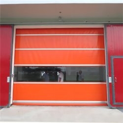 Gürültü Azaltma PVC Hızlı Kapı Özel Frekans Dönüşüm Motoru ile Otomatik Açılır Stil 30dB'ye Kadar Gürültü Azaltma
